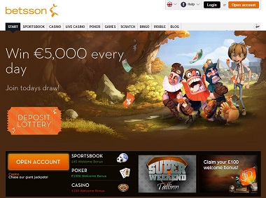 Betsson Deposit Lottery