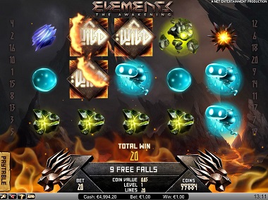 Elements NetEnt Screenshot