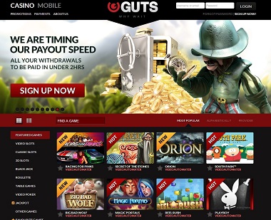 Guts Casino Widgets