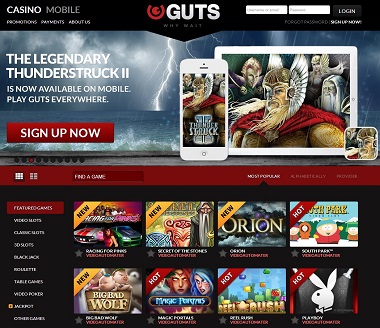 Guts Casino Thunderstruck