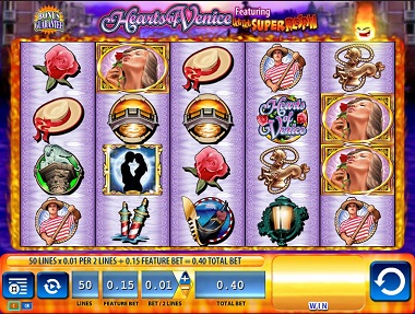 Hearts of Venice Slot Williams Interactive