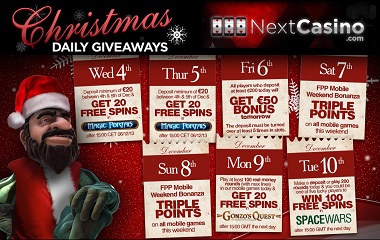 NextCasino Christmas Promotions