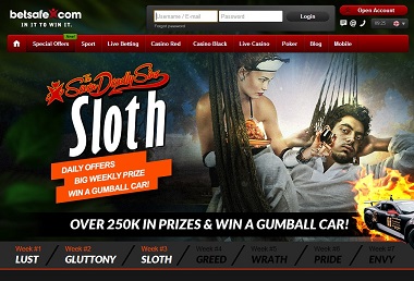 Sloth Betsafe Promotion