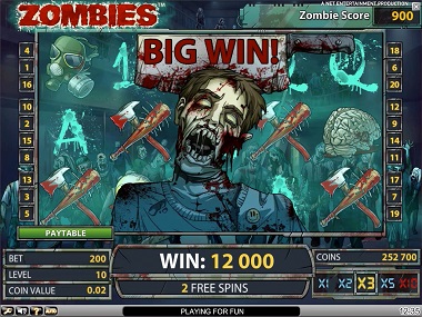 Zombies Slot Screenshot