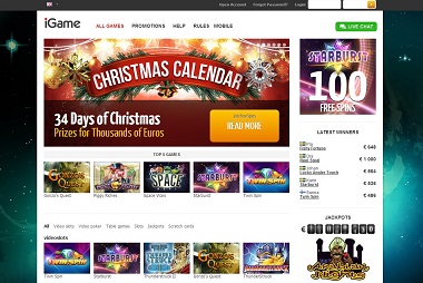 iGame Casino Christmas Calendar