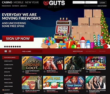 Guts Casino Fireworks