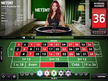 NetEnt Live Roulette