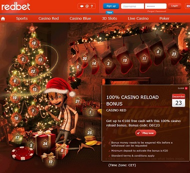 Redbet Christmas Calendar