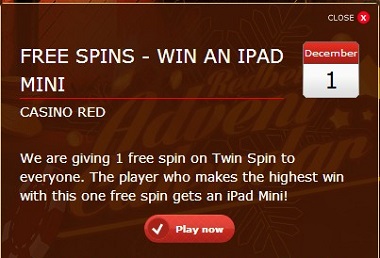 Redbet Christmas Free Spins