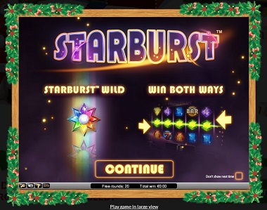 Starburst NetEnt