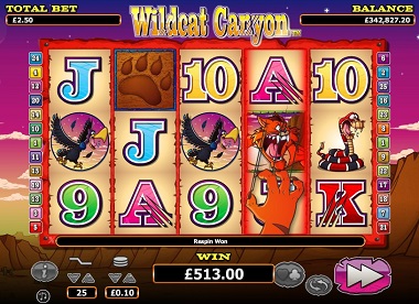 Wildcat Canyon Slot Screenshot