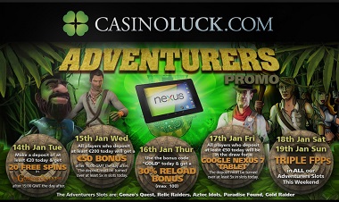 CasinoLuck Promotion 2014
