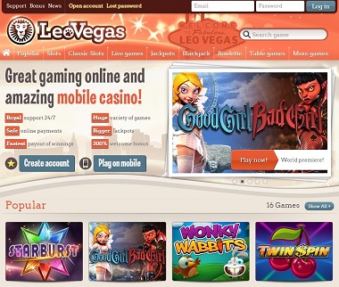 LeoVegas New Game