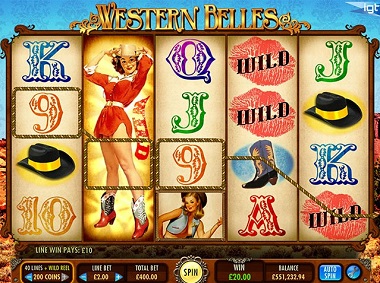 Western Belles Slot IGT