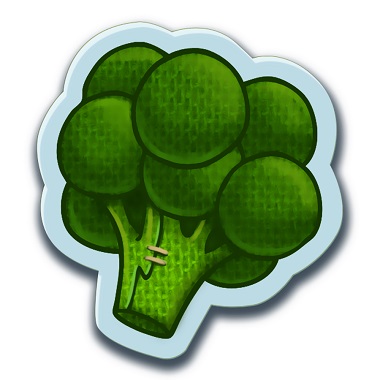 broccoli symbol Wonky Wabbits