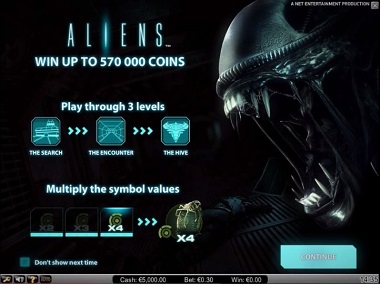 Aliens Slot Opening