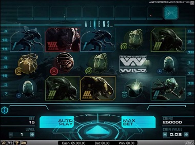 Aliens Slot Screenshot