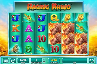 CasinoEuro Raging Rhino Casino Game