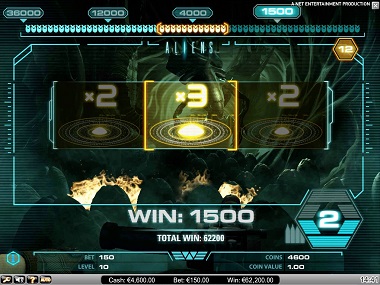 Aliens Bonus Game