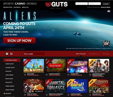 Aliens Slot Guts Casino