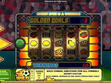 Golden Goals Slot Free Spins