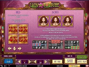 Lady of Fortune Casino Game