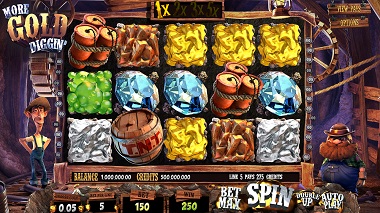 More Gold Diggin Video Slot