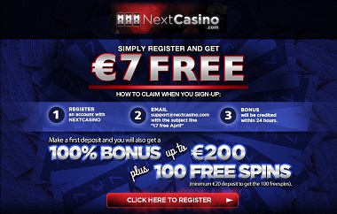 NextCasino Free Cash