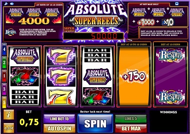 Absolute Super Reels Slot iSoftBet