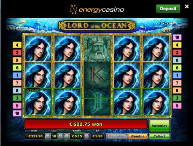 Lord of the Ocean Novomatic Slot