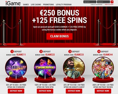 iGame Casino Bonuses