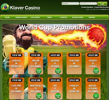 Klaver Casino World Cup Promotion