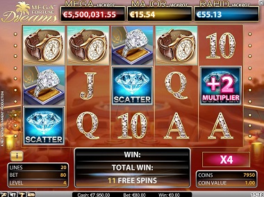 Mega Fortune Dreams Jackpot Slot