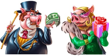 Piggy Riches Symbols