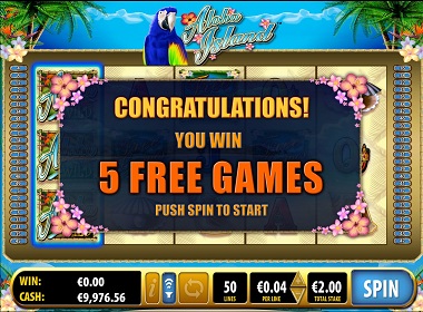 Aloha Island Free Spins Slot