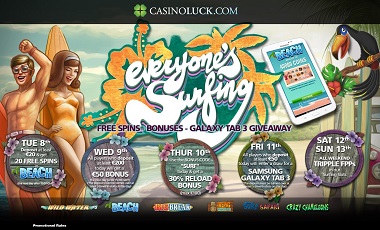 Everyone's Surfing CasinoLuck