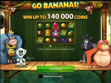 Go Bananas NetEnt Slot