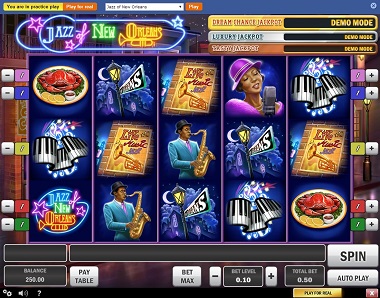 Jazz of New Orleans Slot