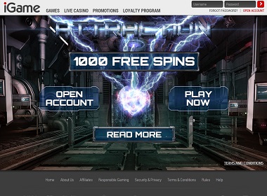 Attraction iGame Free Spins