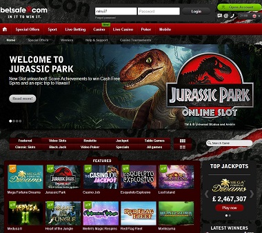 Jurassic Park Betsafe Casino