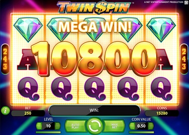 Twin Spin NetEnt Win