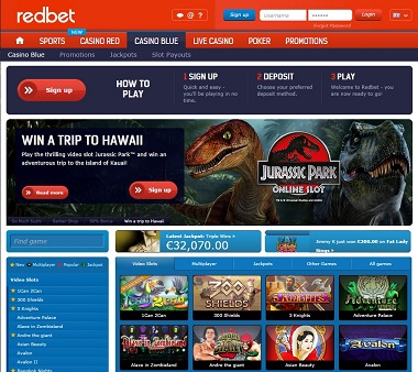 Redbet Casino Blue