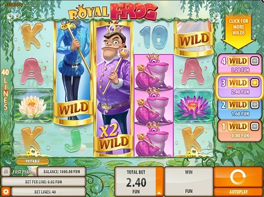 Royal Frog Slot Screenshot