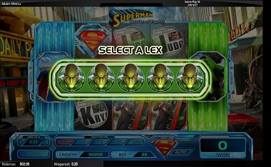 Superman Last Son of Krypton Bonus Game