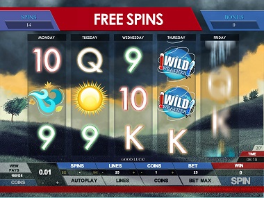 Today's Weather Free Spins