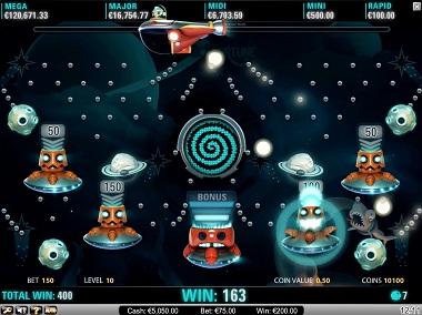 Cosmic Fortune Jackpot Game