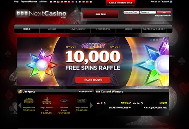 Free Spins Raffle NextCasino