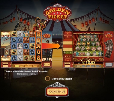 Golden Ticket Slot Playn GO