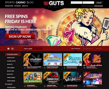 Guts Casino Free Spins