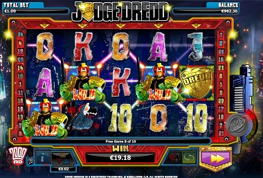 Judge Dredd Slot Screenshot